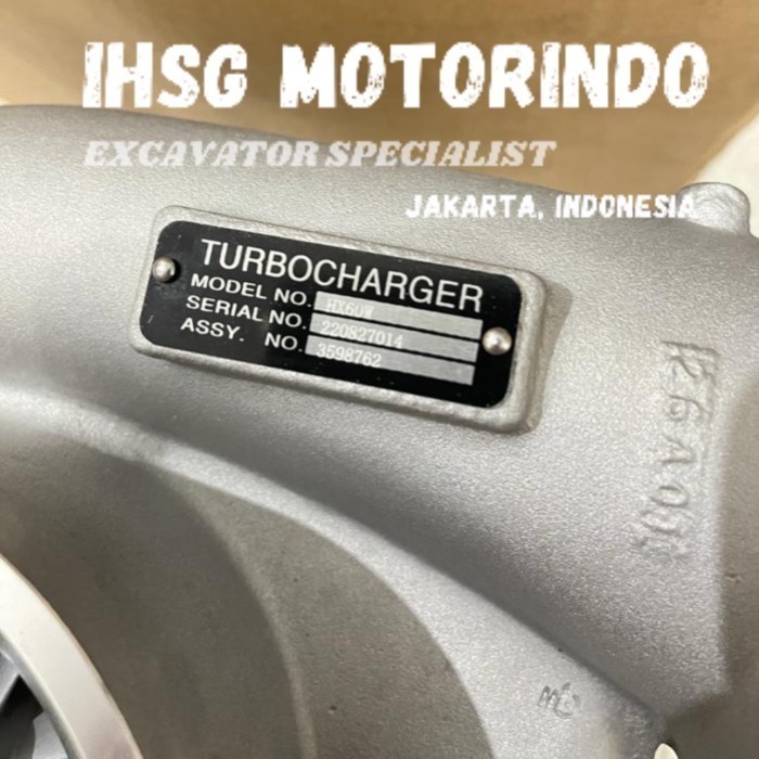 Jual TURBOCHARGER HYUNDAI R850LC-9 R850 LC TURBO HX60W HX 60 QSX15 ...