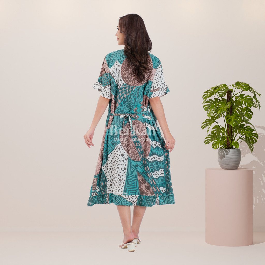 Daster Batik Rayon Busui Kancing Surya Teja 3