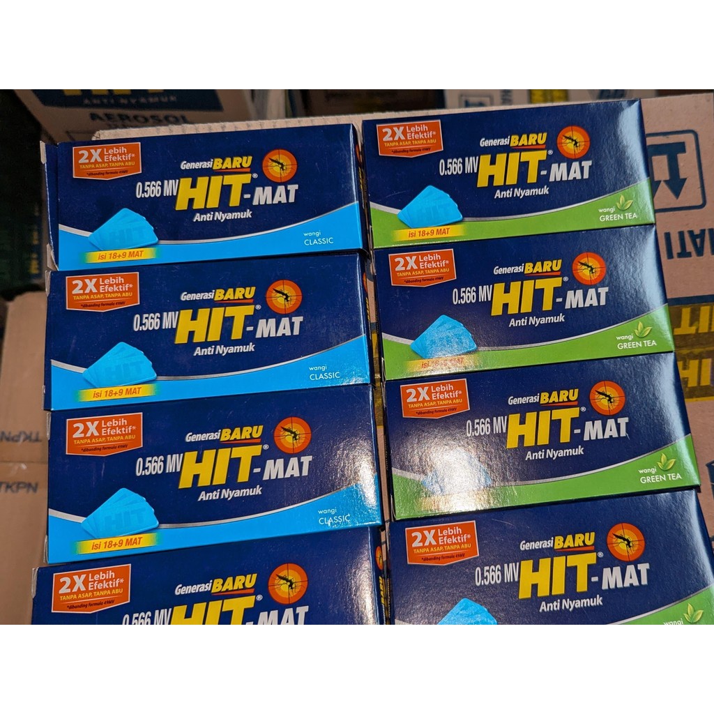 Jual paket hemat 4 box hit mat isi hit elektrik 1 box hitmaker | Shopee ...
