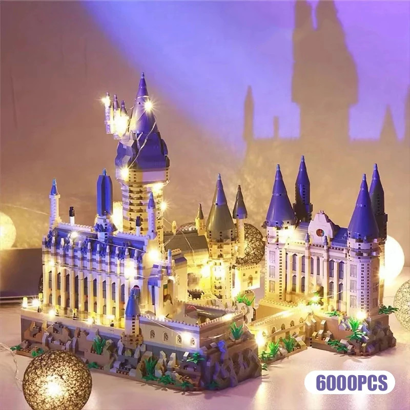 Jual 6000PCS 3D Harry Potter Magic Castle Building Block 3D Model ...