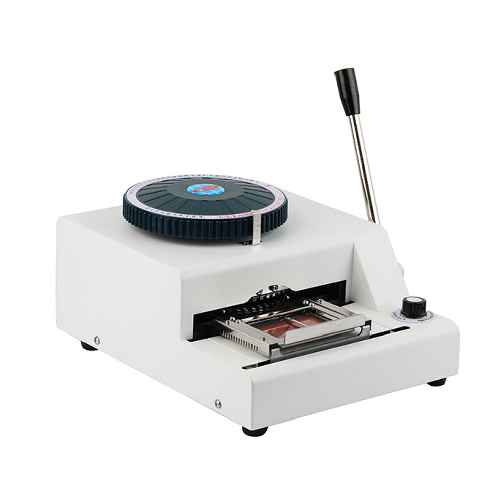 Jual Pvc Card Emboss Machine Manual VIP Card embossing Code Printer ...