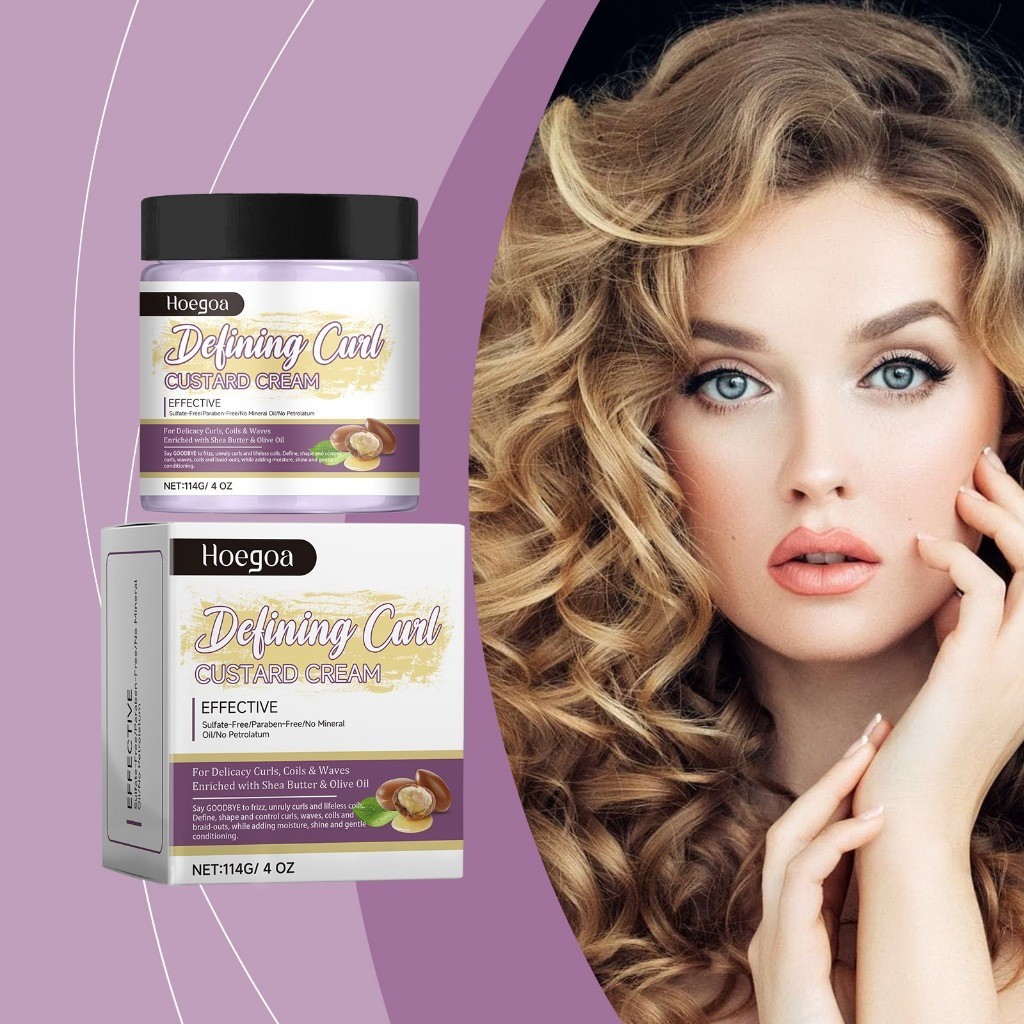 Jual Hoegoa Curly Hair Cream 300g Krim Pengeriting Elastis Melembabkan ...