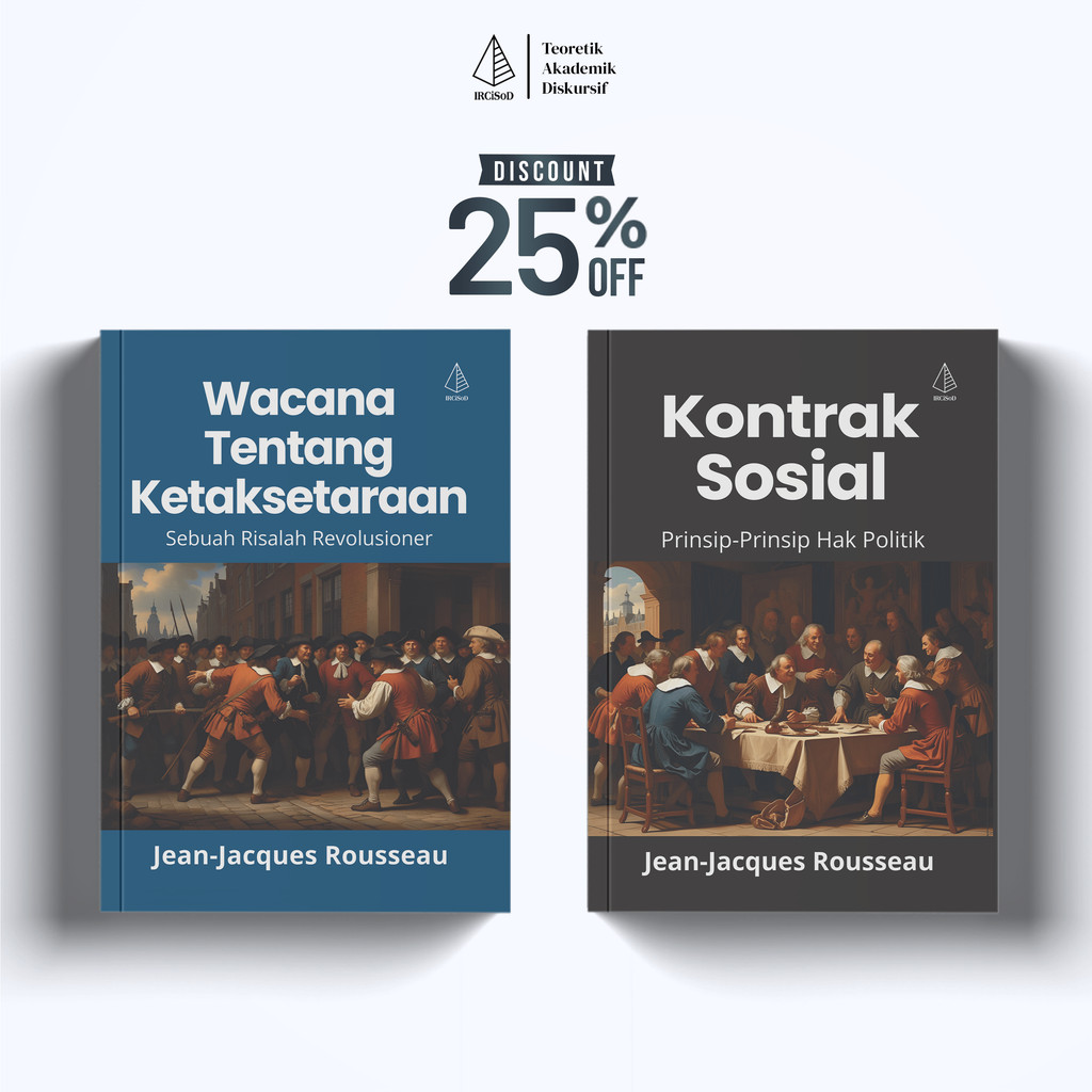 Jual IRCiSoD - Paket Buku Jean-Jacques Rousseau (Kontrak Sosial ...