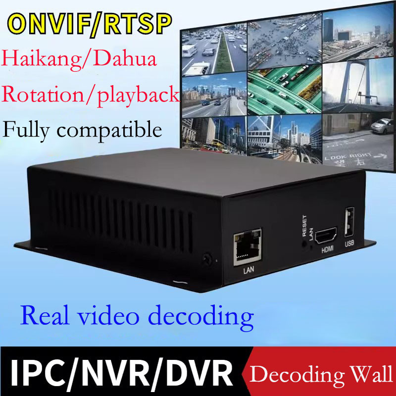 Jual H.265/H.264 Network Video Decoder HDMI HD 1080P ONVIF Decoder with ...