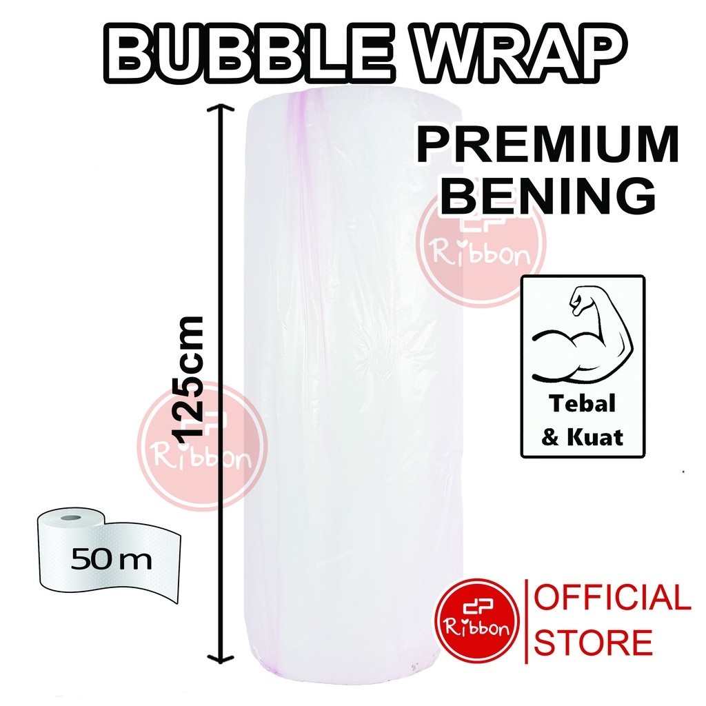 Jual Bubble Wrap SUPER Bening 125cm x 50m 3kg Premium Tebal Babel ...