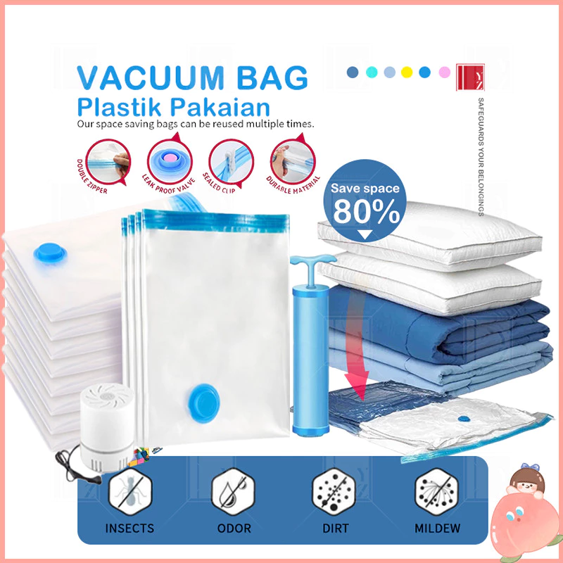Vacum Baju Tahan Air Transparan Yizi.ID