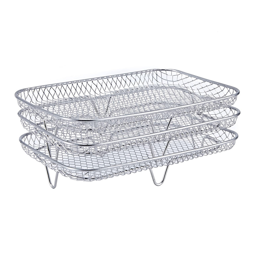 Jual Air Fryer Accessories Stainless Steel Cooking Steaming Racks For ...