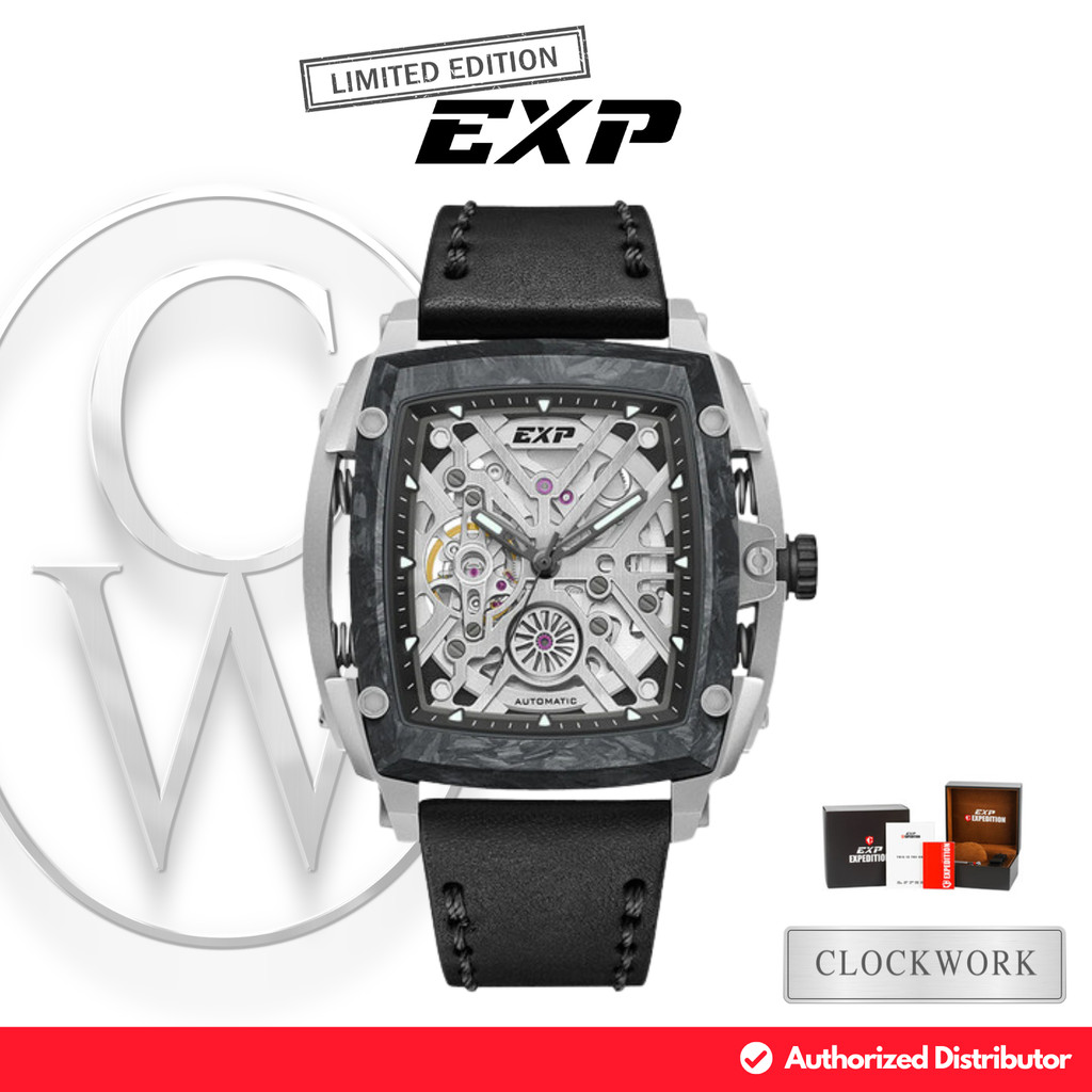 Jual Jam Tangan Pria Expedition EXP Automatic E 3008 MALTEPSLBA Kulit ...