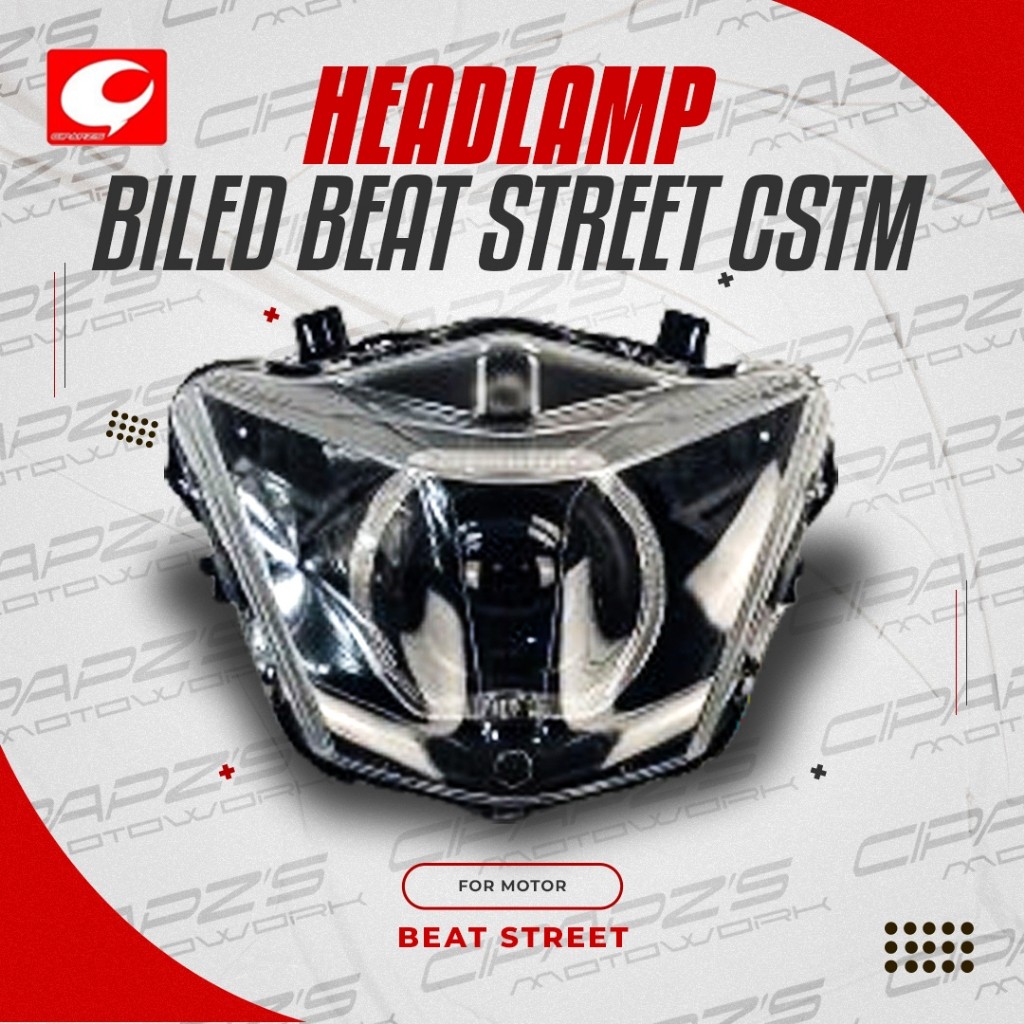 Jual Lampu Depan Biled Beat ESP Street Headlamp Biled Custom Cipapzs ...