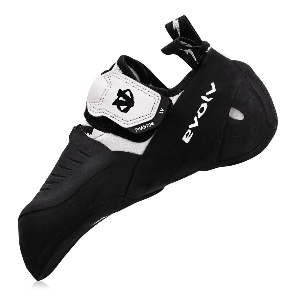 Chaussons Escalade Evolv Phantom LV – US W 8.5 / EU 41.5 – Noir, état Correct