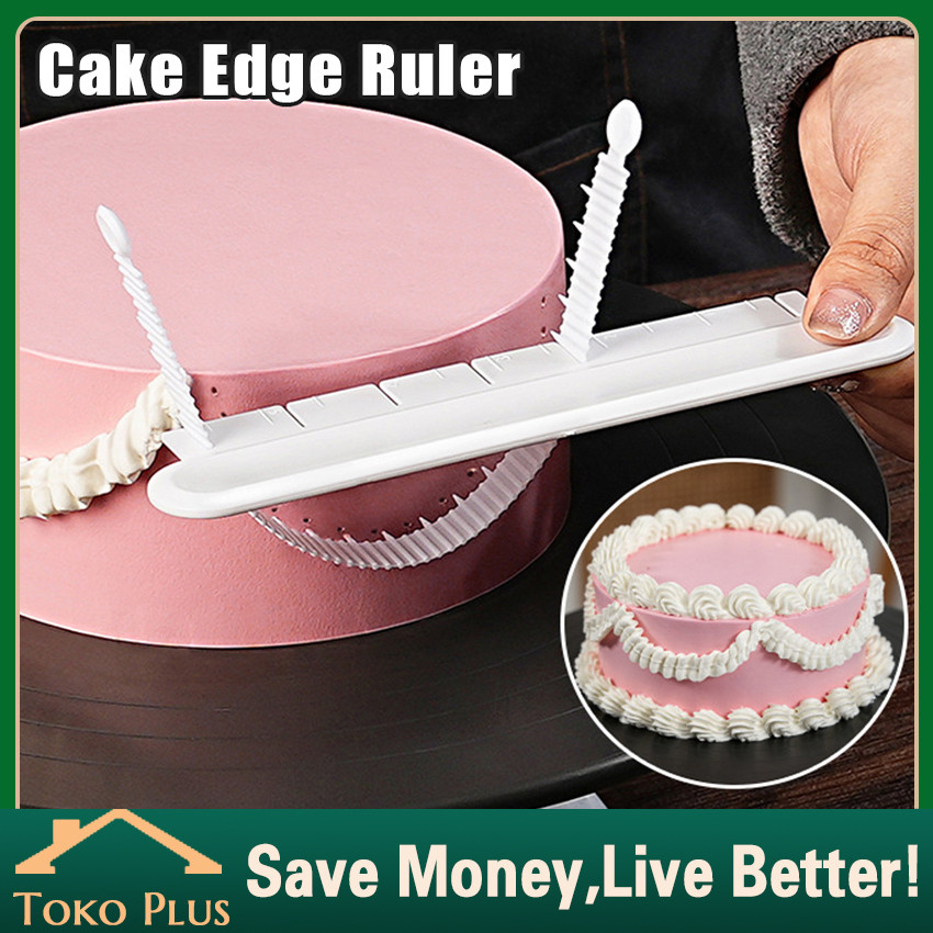 Jual Dekor Kue Ulang Tahun Hiasan Kue Cake Marker Ruler Leveler ...