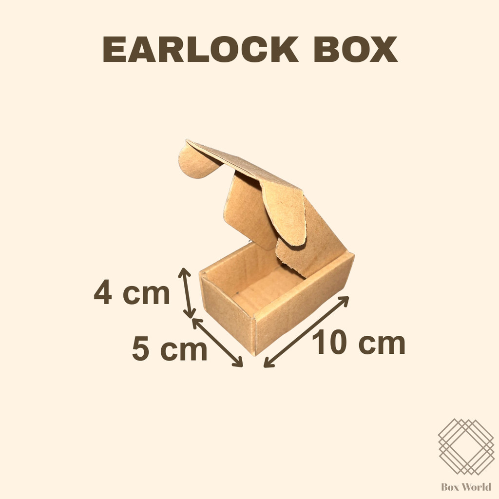 Jual Ear Lock Mailer 5x10x4 | Karton/Kardus/Box/Packaging Mainan ...
