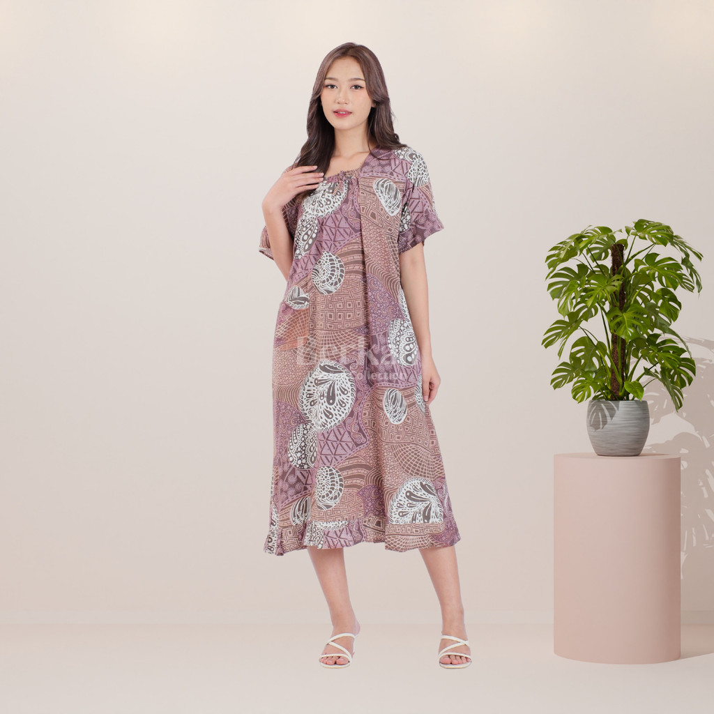 Daster Batik Rayon Karet Surya Teja Dss- 2