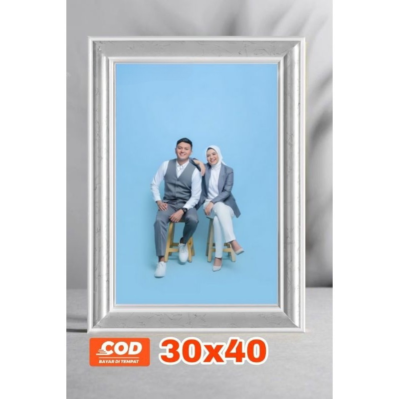 Jual CETAK FOTO PLUS BINGKAI 20R (30x40) MEDIA PAPAN MDF TERMURAH ...