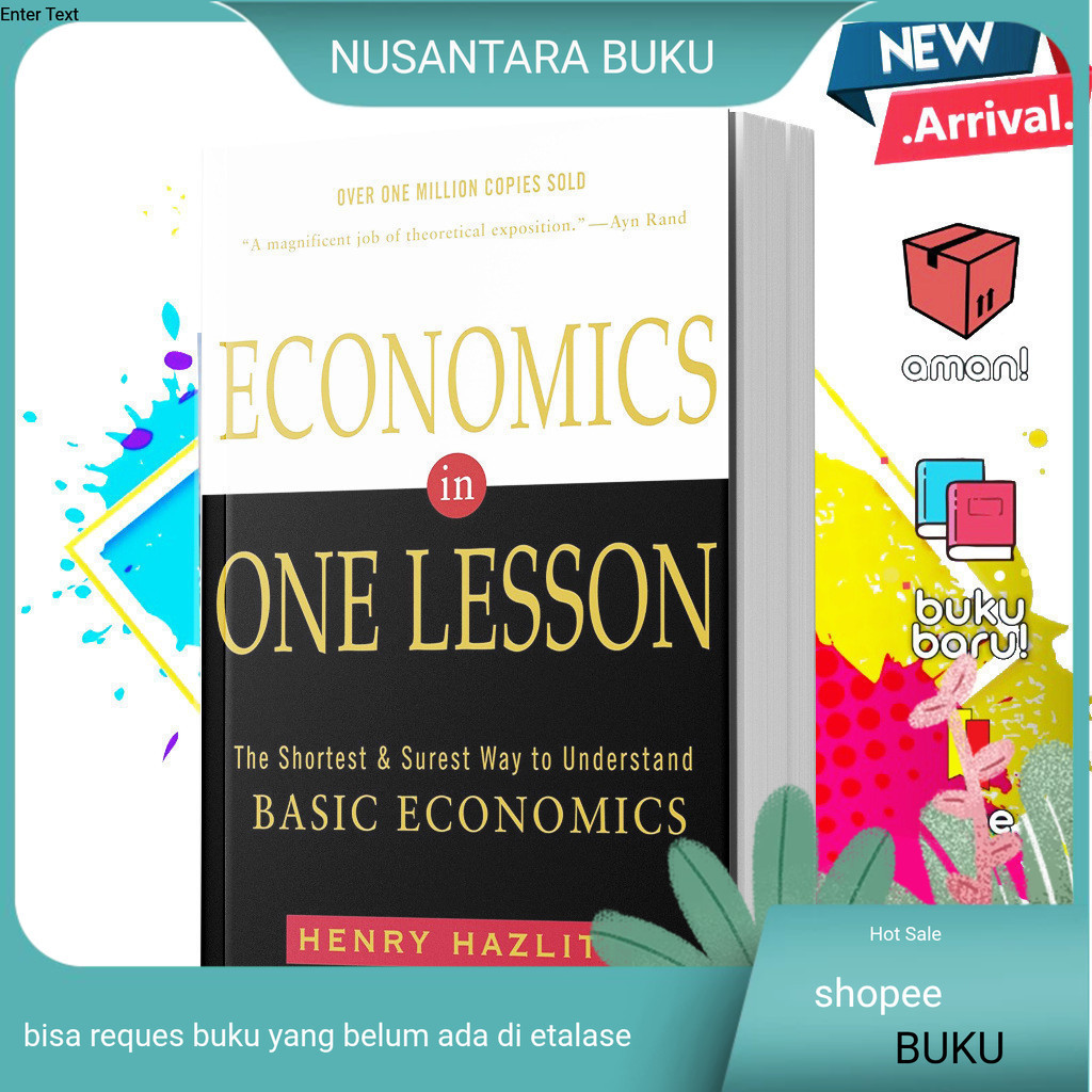Jual Buku Economics in One Lesson by Henry Hazlitt | Shopee Indonesia