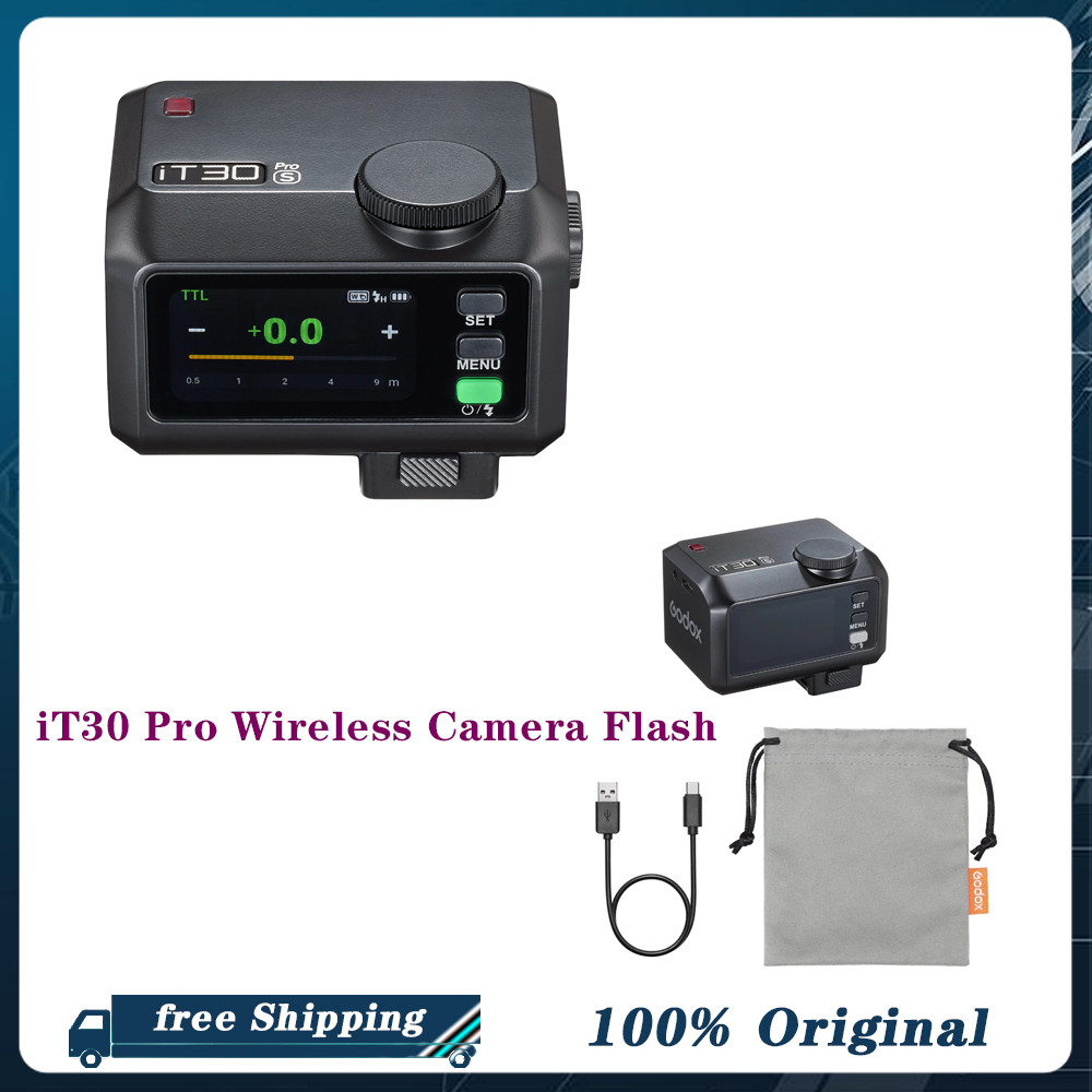 Jual Godox iT30 Pro Wireless Camera Flash Mini Pocket Flash Light with ...
