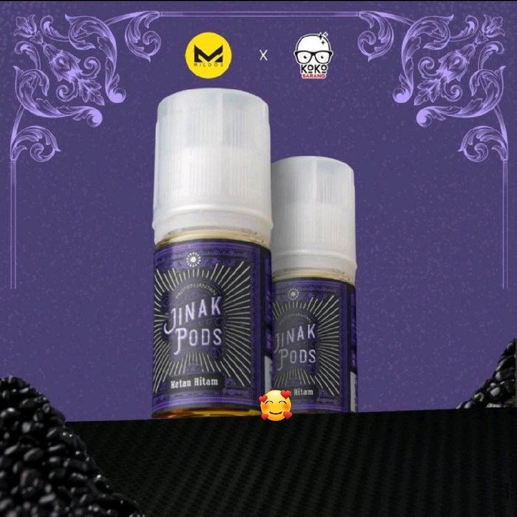Jual [SALT] - Jinak Pods KETAN HITAM 30ML 25MG by Koko Sarang Liquid ...