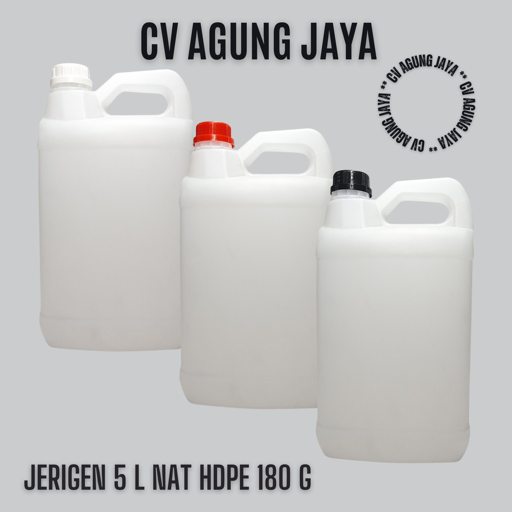 Jual Jerigen 5 L Nat Hdpe / Jerigen Hdpe / Jerigen / Jerigen Detergent ...