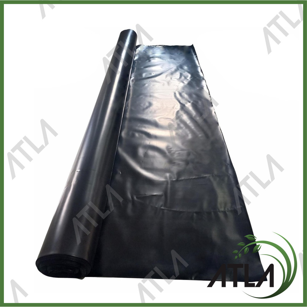 Jual Plastik Geomembran 4 Meter 500 Micron 1 Roll Hitam Plastic ...