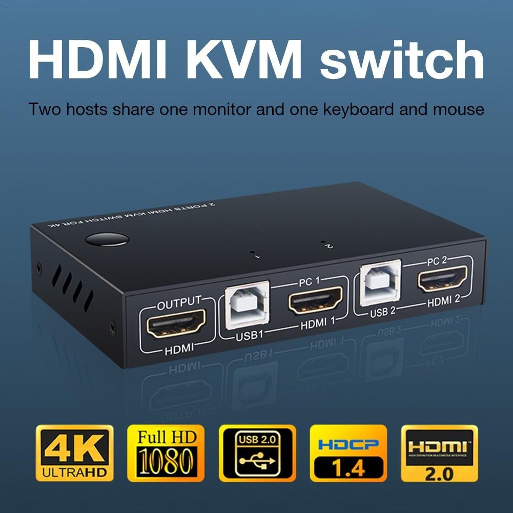 Jual Ugreen 4K USB KVM Switch HDMI-Compatible Switcher Splitter Box 2 ...
