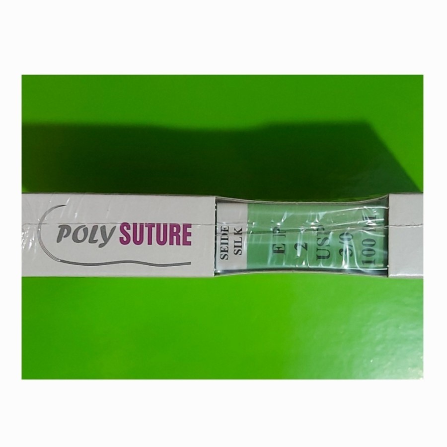 Jual Benang SEIDE SILK USP 4/0 3/0 2/0 0 1 2 3 POLYSUTURE. Sterile ...