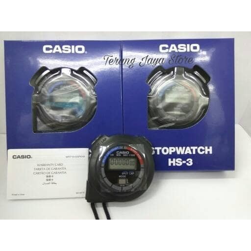 Jual Stopwatch Casio HS-3 (Alat pengukur waktu) | Shopee Indonesia