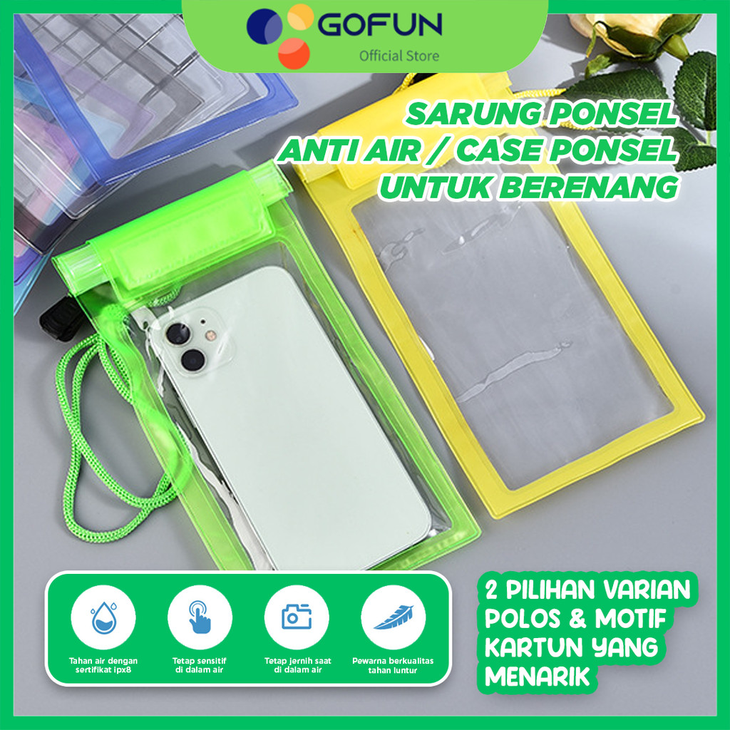 Jual Sarung HP Anti Air Waterproof Case Handphone Pouch Bag Cover