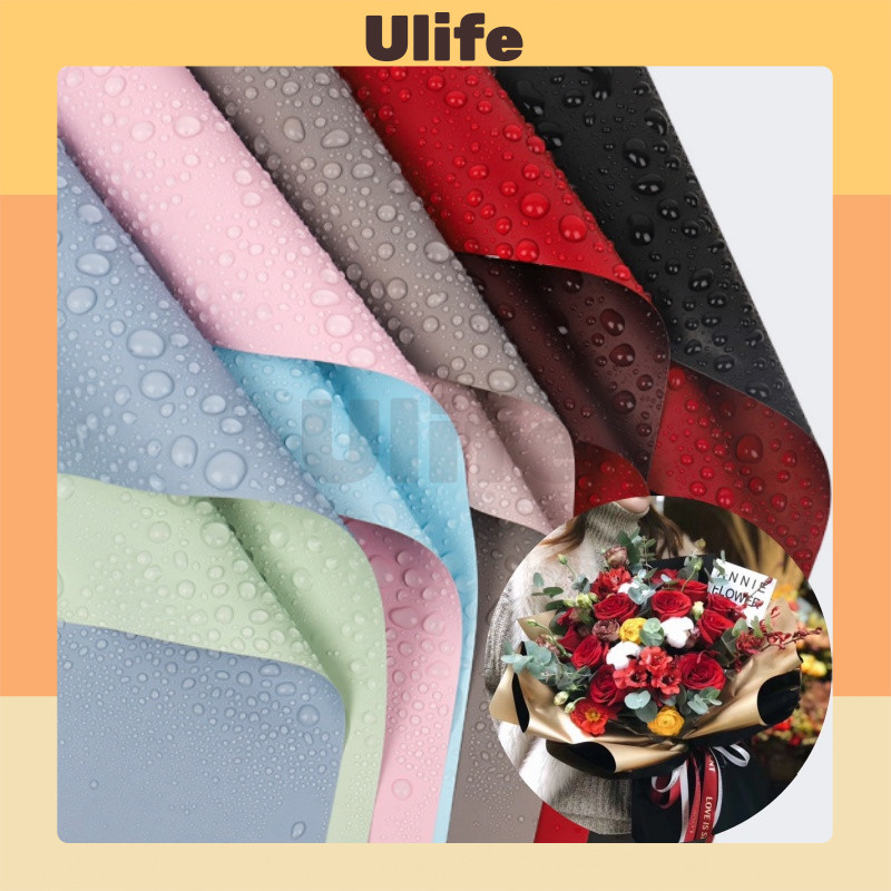 Jual Kertas Pembungkus Dua Warna Bi Color Pastel Wrapping Paper Flower ...