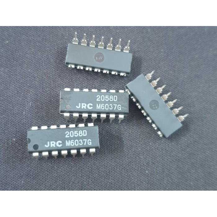 Lot De 5 Circuits Intégrés NJM2120D / JRC2120D DIP - Neufs - Pour Audio