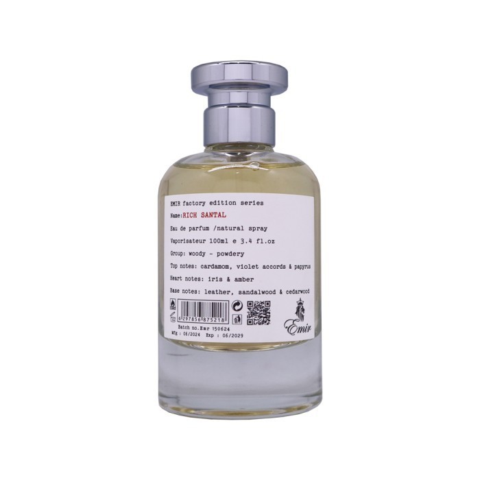 Paris Corner Emir Rich Santal Unisex 100 ML Parfum Pria Wanita Tahan Lama
