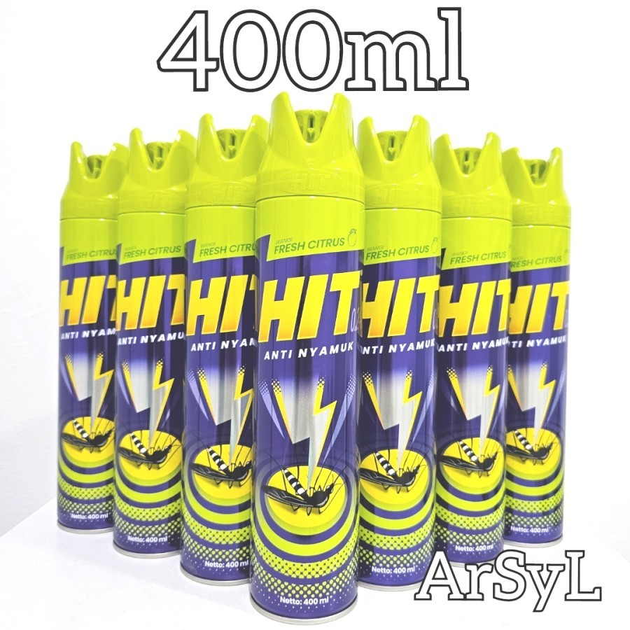 Jual HIT Expert Aerosol Anti Nyamuk dan Kecoa 400ml - Fresh Citrus ...