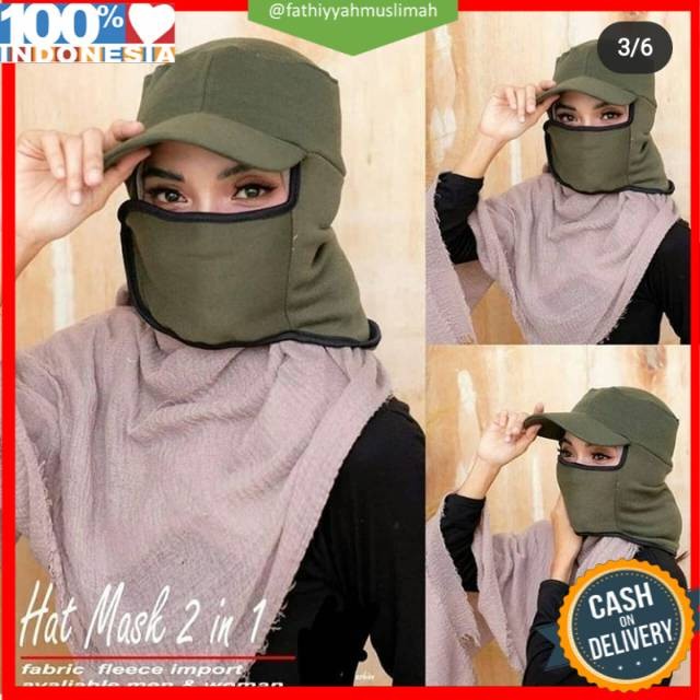 Jual Topi Jepang Masker Samping / Topi Kebun / Topi Proyek / Topi Murah ...