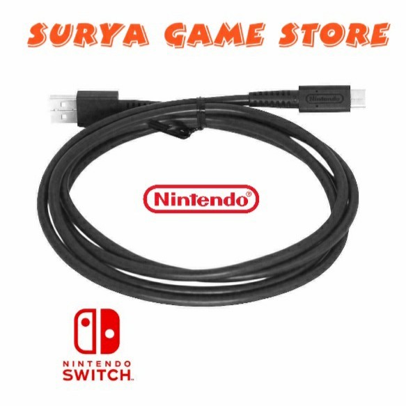 Jual CABLE KABEL DATA USB TYPE C FAST CHARGING NINTENDO SWITCH ORIGINAL