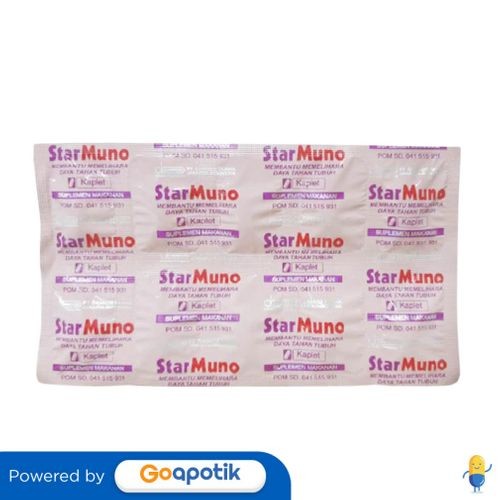 Vitamin Starmuno Strip Isi 10 Kaplet