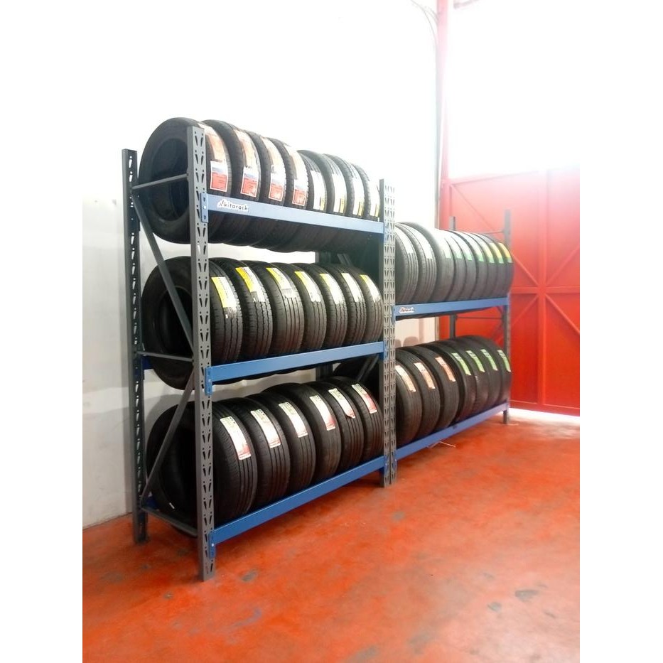 Jual 6TR2020JAB 2 layer abu Series Rack Gudang Besi Tinggi 2 Meter ...