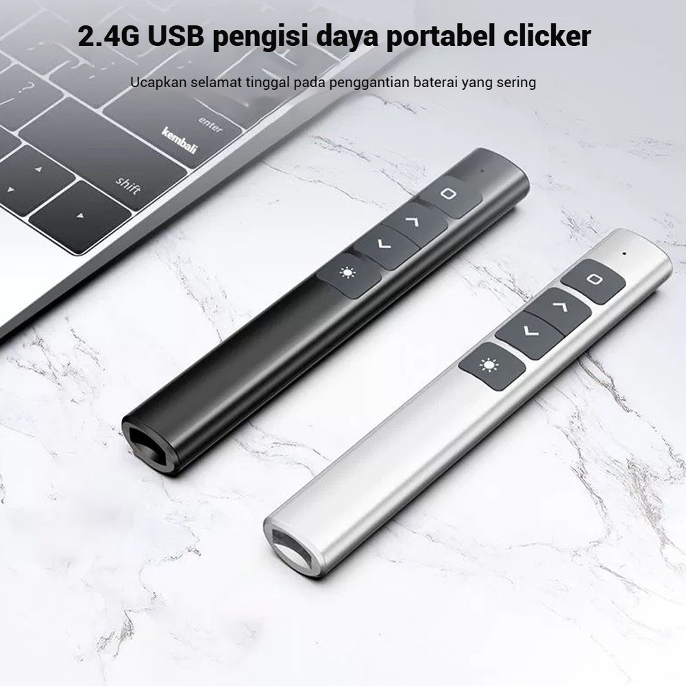 Jual Laser Pointer + Presenter Wireless USB Pen Laser Presentasi PPT ...