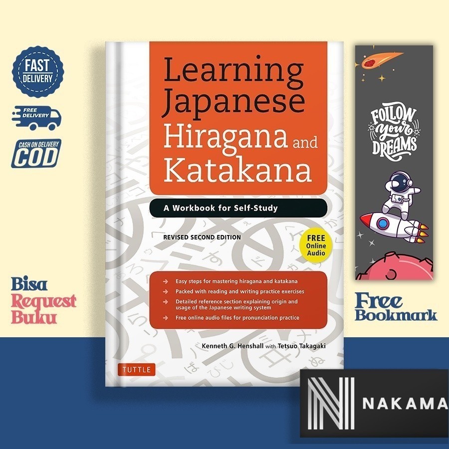 Jual Learning Japanese Hiragana and Katakana: A Workbook for Self-Study ...