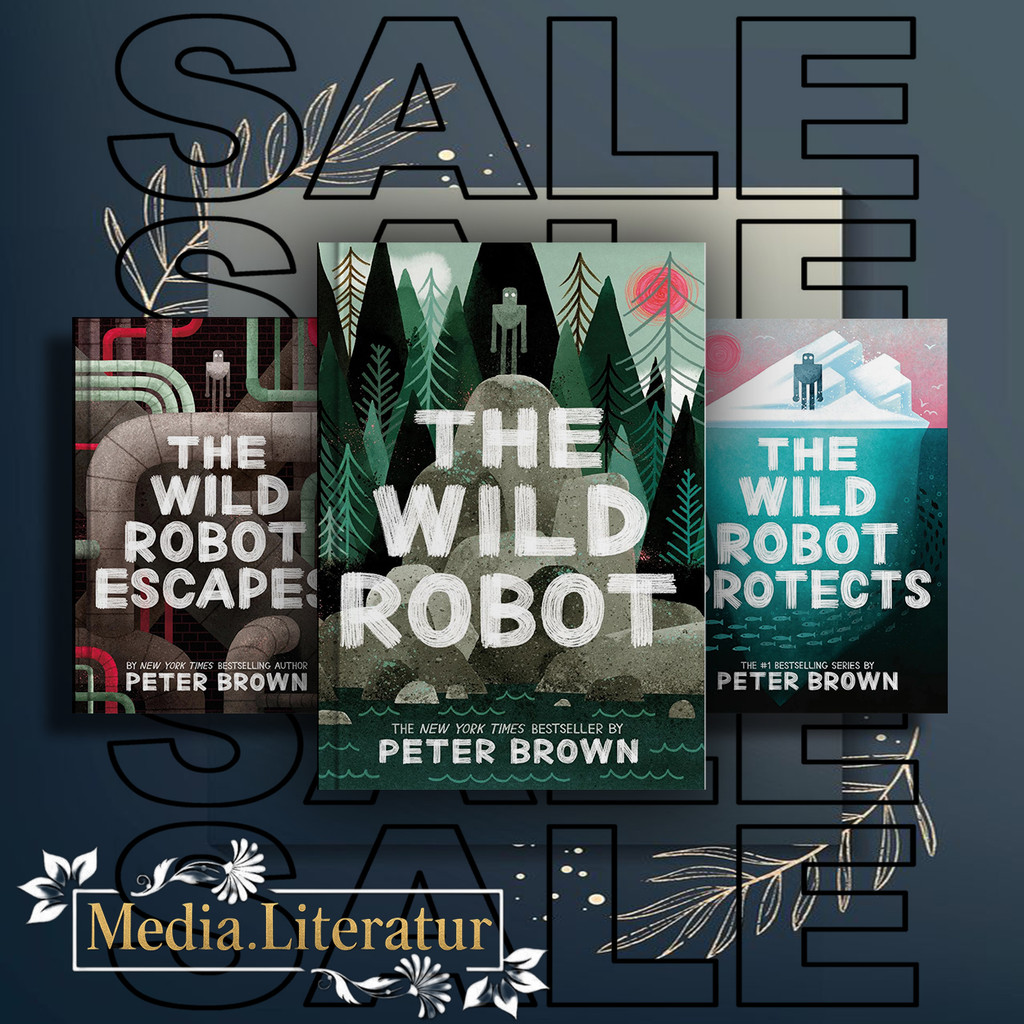 Jual The Wild Robot by Peter Brown (Books 1-3) - B.English | Shopee ...