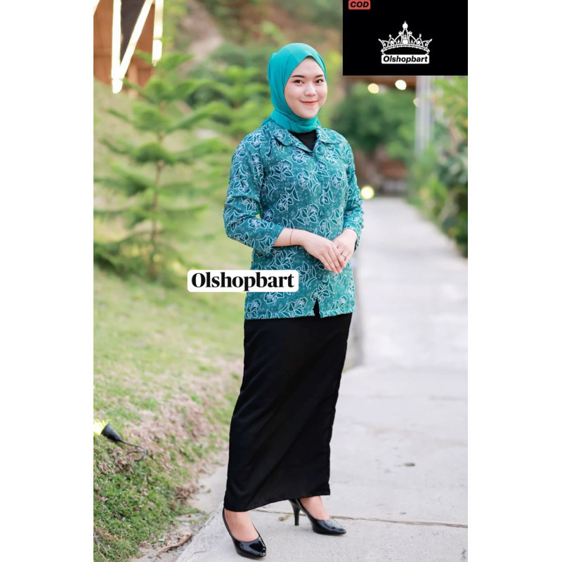 Jual YS73E Seragam batik pkk nasional terbaru full furing seragam batik