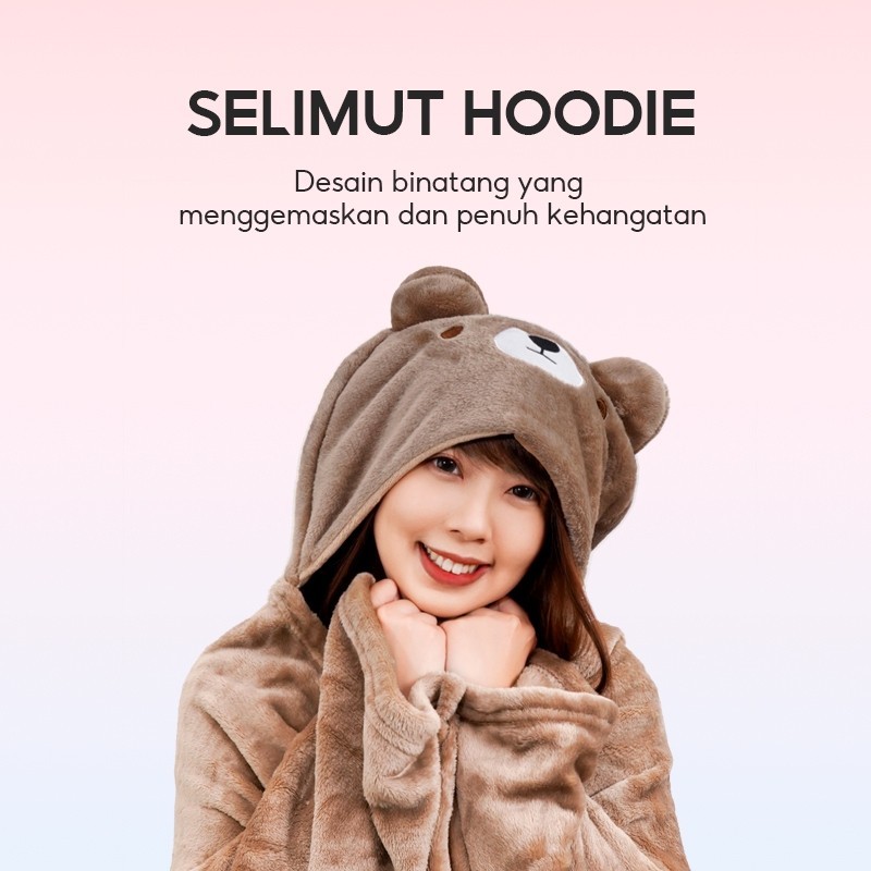 Jual OH!SOME - alba sol Selimut Berkerudung Selimut Karakter Selimut ...
