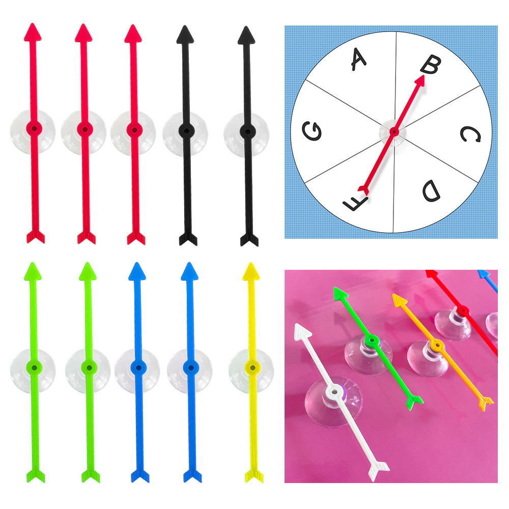 Jual 4 Inch Plastic Arrow Game Spinners Suction Cup Board Arrow Toys ...