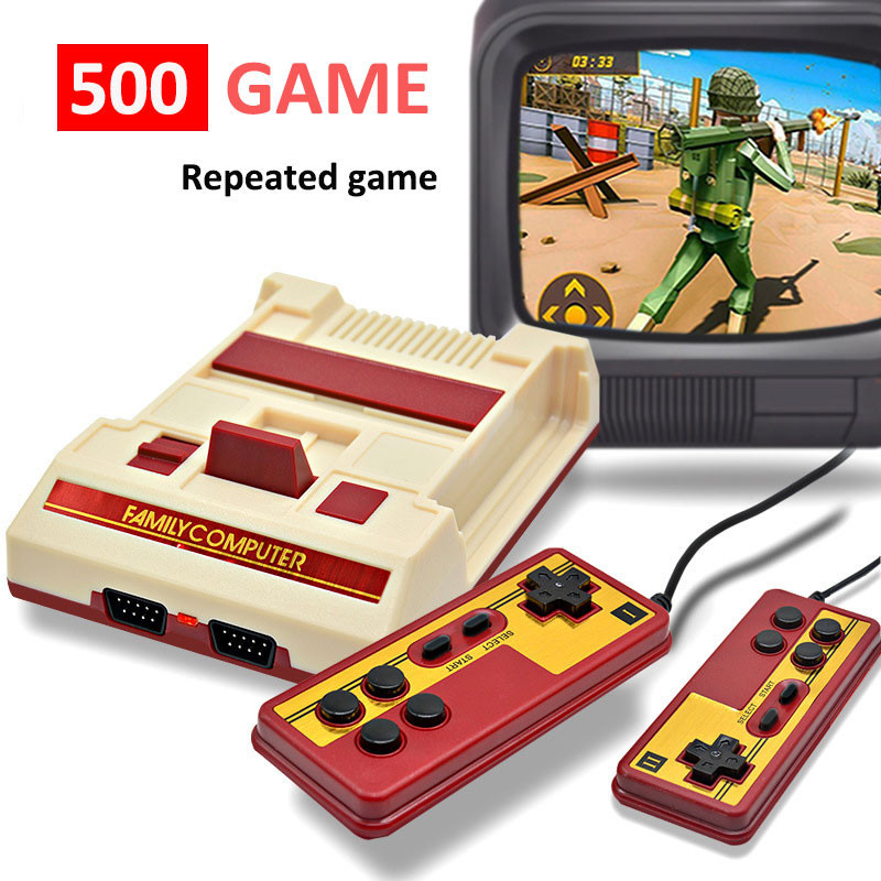 Jual 8 Bit Video Game Console Built in 500 Classic Games Family ...