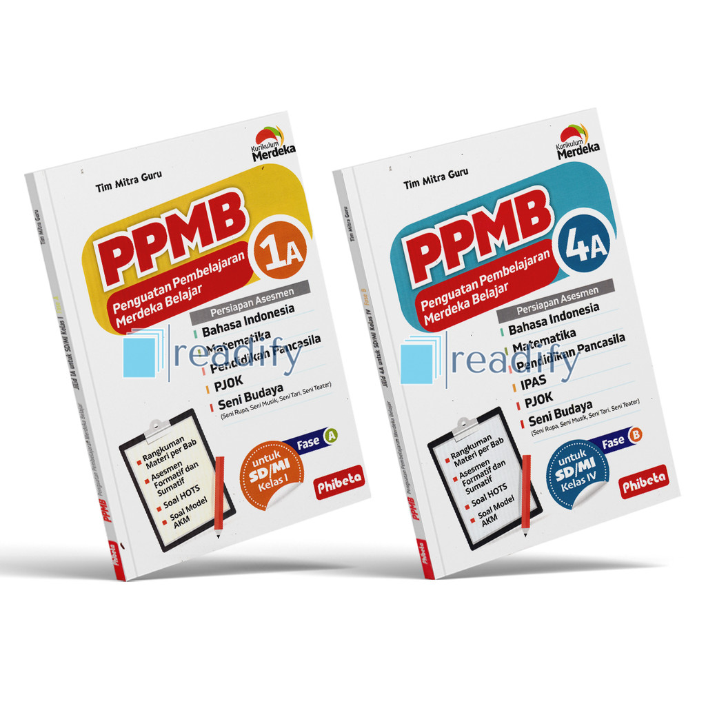 Jual PPMB: Penguatan Pembelajaran Merdeka Belajar Kelas 1 & 4 SD/MI ...
