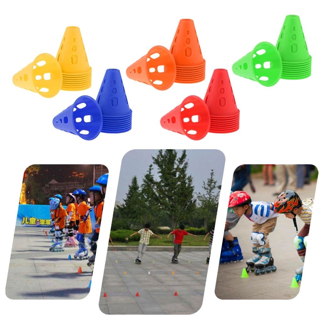 Jual Cone Sepatu Roda Inline Skate Lubang 10pcs Cone Sepatu Roda Dengan ...