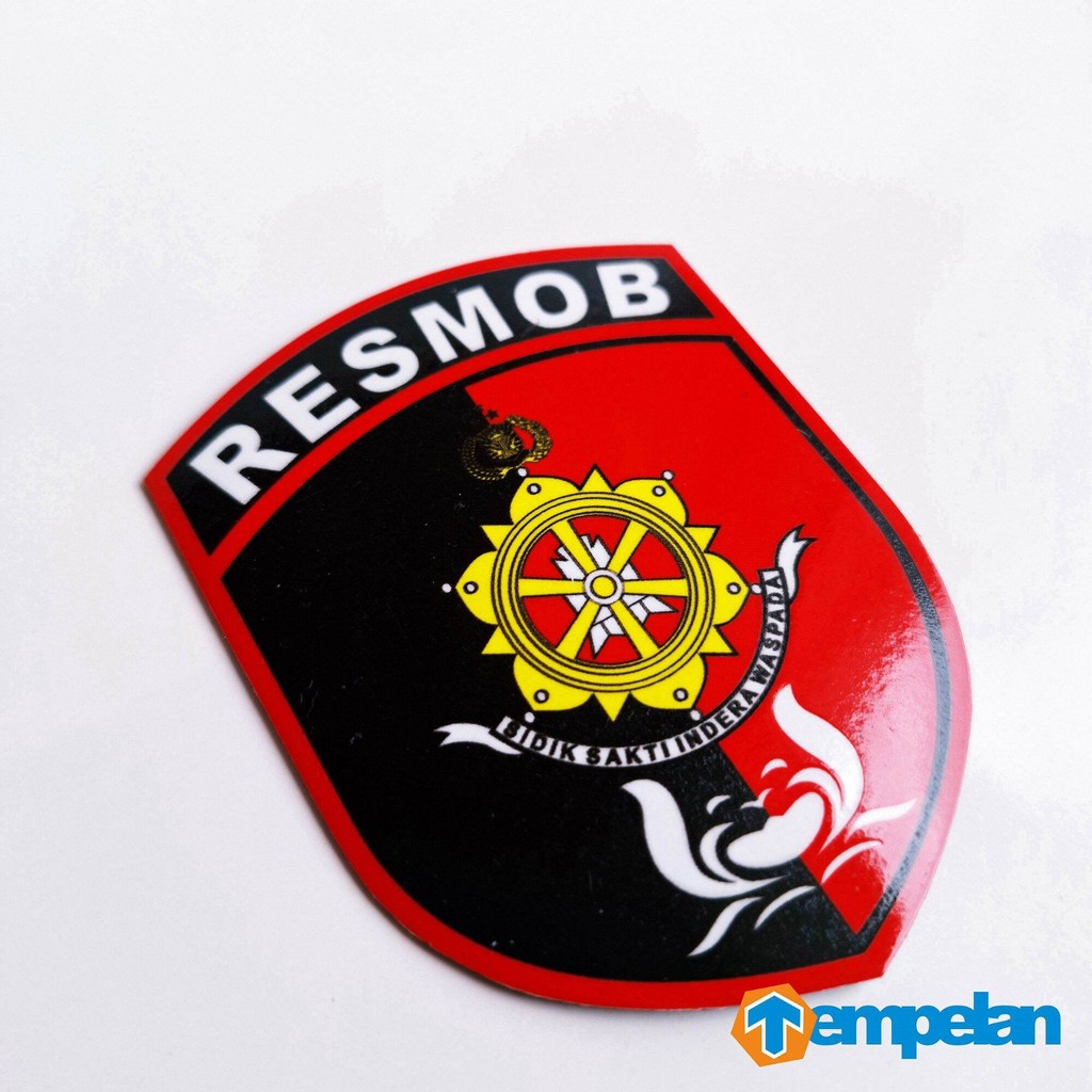 Jual STIKER LEPAS PASANG MAGNET RESMOB POLRI (KHUSUS MENEMPEL PADA ...