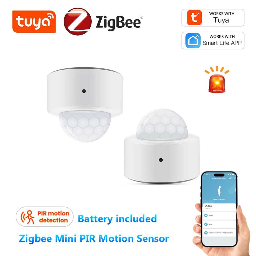 Jual Tuya Zigbee Mini PIR Motion Detector Human Motion Sensor Infrared ...
