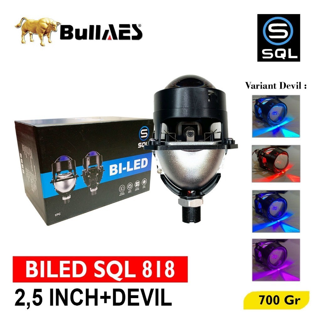 Jual LAMPU Biled SQL 2.5 inch Bluelens Devil Eye 12 Volt 58 Watt (3357 ...