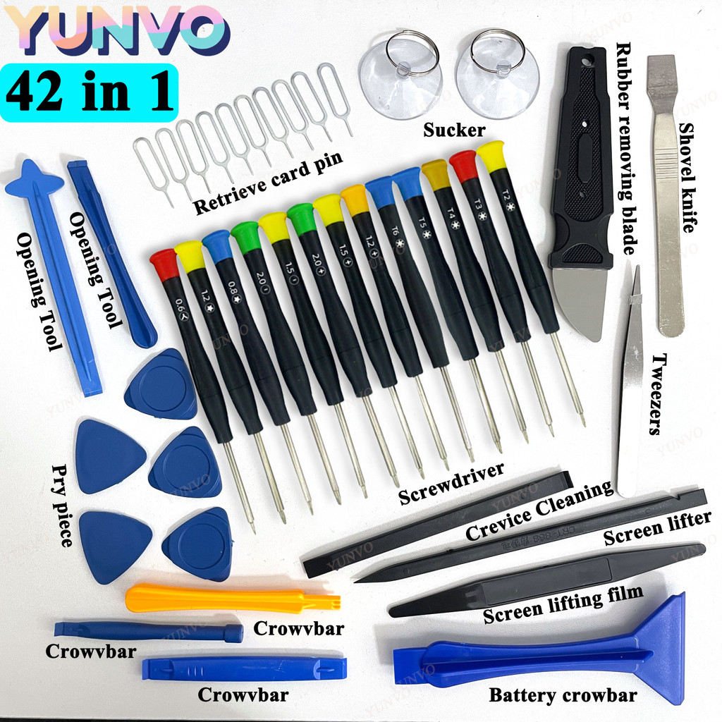 Jual 42 in 1 Mobile Phone Repair Tools Disassemble Repair Set for ...