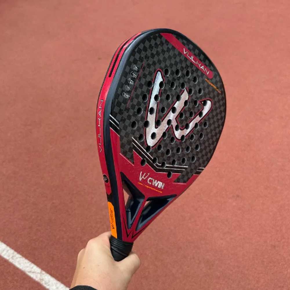 Jual CAMEWIN Raket Padel Teardrop 12K Carbon Fiber 3.8cm Thickness 365g ...