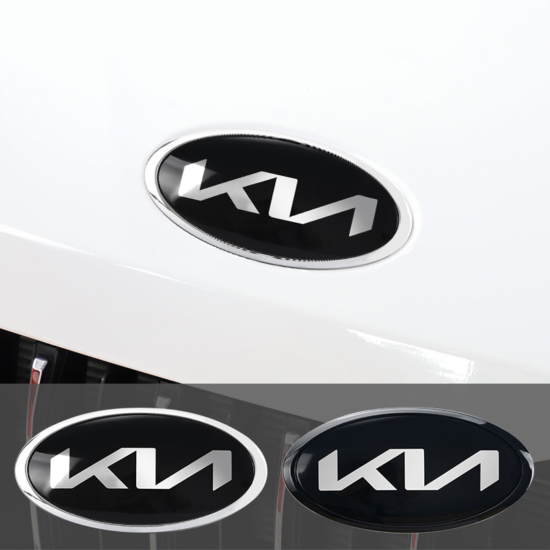 Jual Car Front Hood Emblem Rear Trunk Badge Sticker For KIA Sportage ...